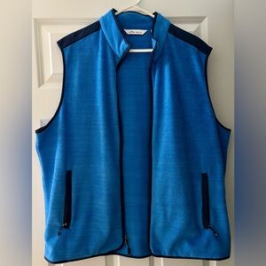 EUC- Peter Millar Men’s Blue Fleece Vest Size: XL